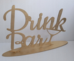 Drink Bar złoty napis na stół wesele ślub (2)